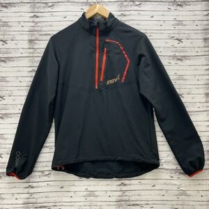 Inov8 Race Elite 275 Softshell Pullover Jacket 1/4 Zip Black Adult Size Small